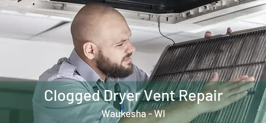  Clogged Dryer Vent Repair Waukesha - WI